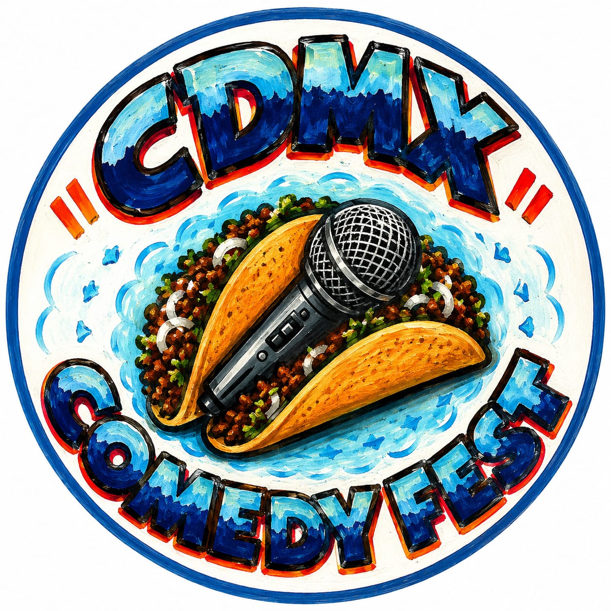 CDMX Comedy Fest medallion